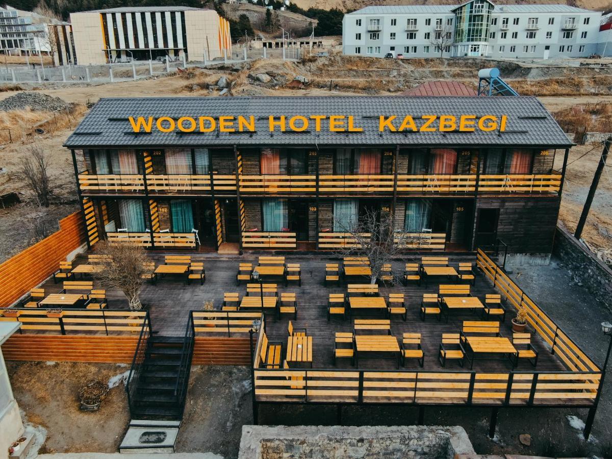 Wooden Hotel Kazbegi Exterior photo