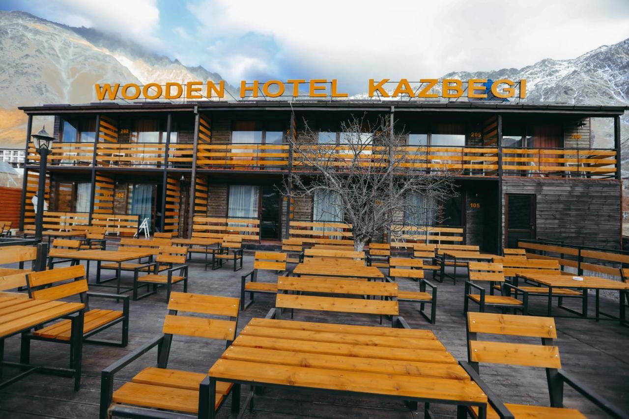 Wooden Hotel Kazbegi Exterior photo